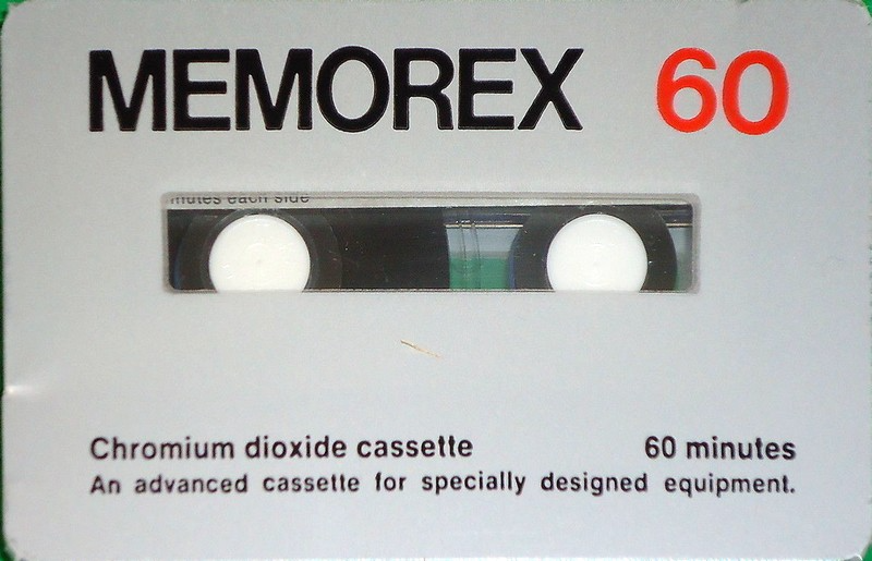 Compact Cassette Memorex 60 Type II Chrome 1971 USA