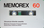Compact Cassette Memorex 60 Type II Chrome 1971 USA