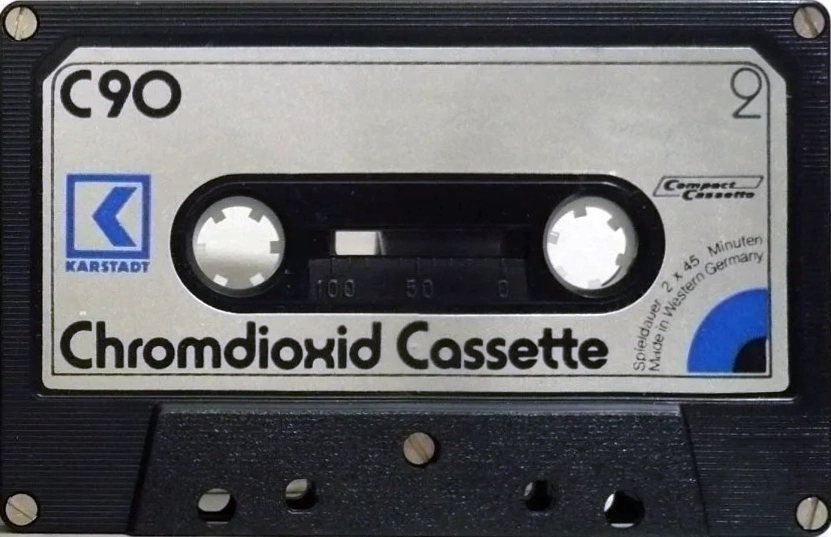 Compact Cassette Karstadt 90 Type II Chrome 1976 Germany