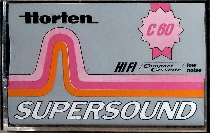 Compact Cassette Horten 60 "SUPERSOUND" Type I Normal 1974 Europe