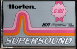 Compact Cassette Horten 60 "SUPERSOUND" Type I Normal 1974 Europe