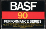 Compact Cassette BASF performance series 90 Type I Normal 1976 USA
