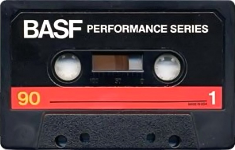 Compact Cassette BASF performance series 90 Type I Normal 1976 USA