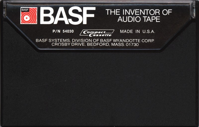 Compact Cassette BASF performance series 90 Type I Normal 1976 USA