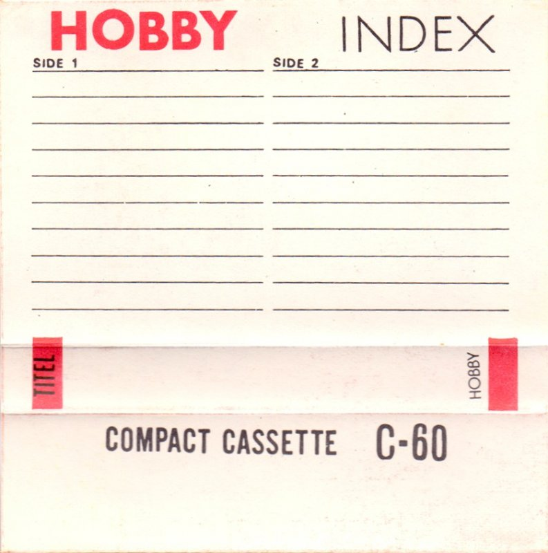 Compact Cassette Hobby 60 Type I Normal 1978 Germany