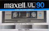 Compact Cassette Maxell UL 90 Type I Normal 1985 Europe