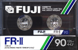 Compact Cassette Fuji FR-II 90 Type II Chrome 1988 North America