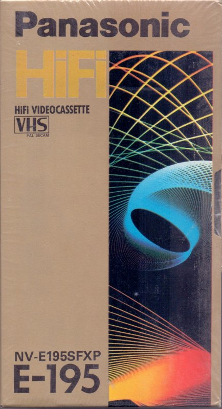 VHS, Video Home System Panasonic Hi-Fi 195 "NV-E195SFXP" Type I Normal Europe