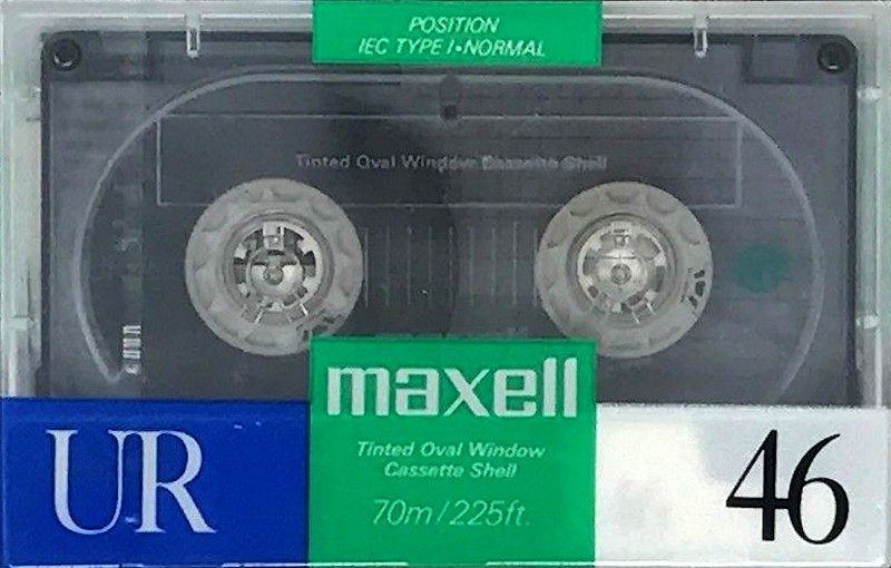 Compact Cassette Maxell UR 46 Type I Normal 1988 USA