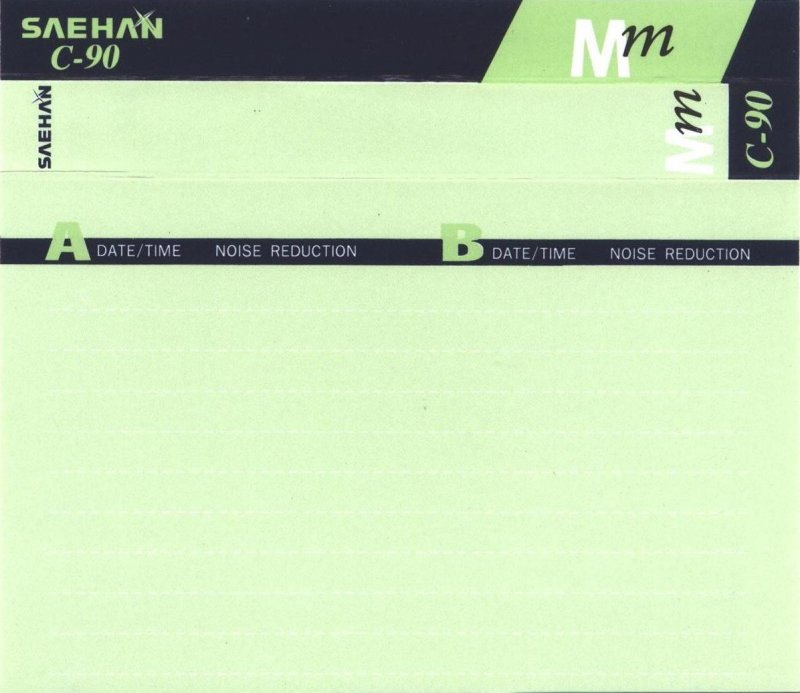 Compact Cassette Saehan MM 90 Type I Normal 1998 South Korea