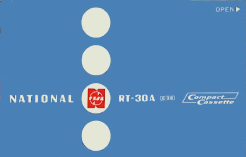 Compact Cassette National RT 30 "RT-30A" Type I Normal 1969 Worldwide