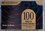 Compact Cassette Melectronic MHQ II-S 100 Type II Chrome 1993 Switzerland