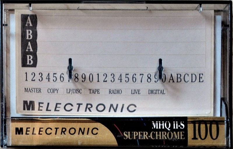 Compact Cassette Melectronic MHQ II-S 100 Type II Chrome 1994 Switzerland