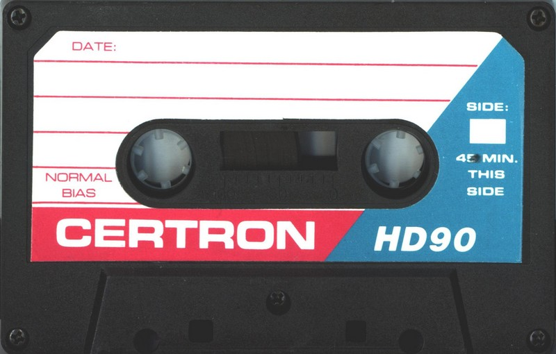 Compact Cassette Certron HD 90 Type I Normal China
