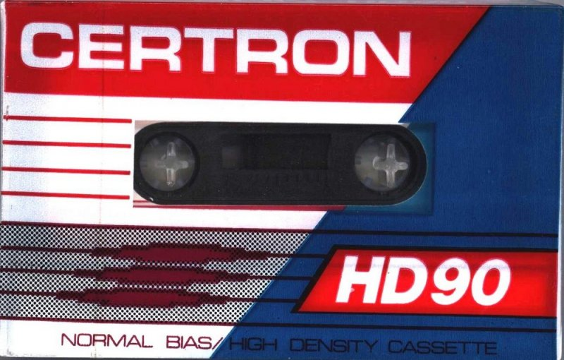 Compact Cassette Certron HD 90 Type I Normal China