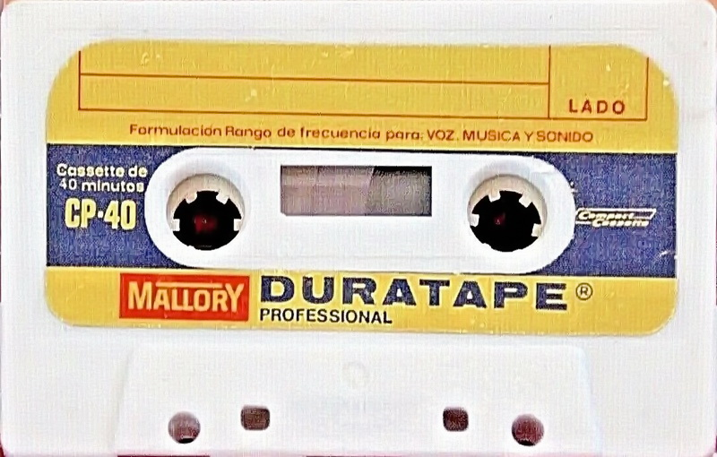 Compact Cassette Mallory CP 40 "Professional Duratape" Type I Normal Latin America