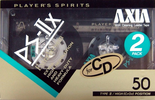 2 pack AXIA PS-IIx 50 Type II Chrome 1987 Japan