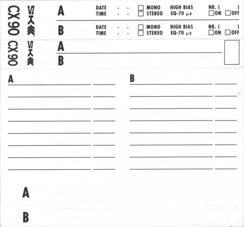 Compact Cassette SK CX II 90 Type II Chrome 1996 Europe