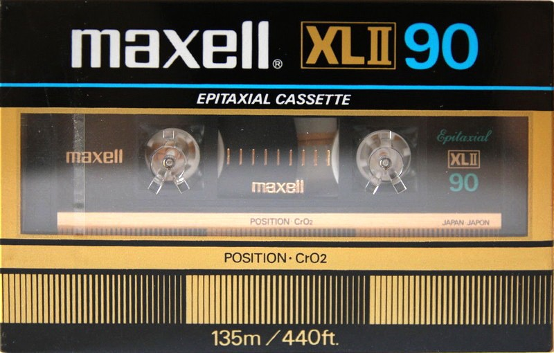 Compact Cassette Maxell XLII 90 Type II Chrome 1982 Europe