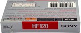 Compact Cassette Sony HF 120 Type I Normal 1988 Europe