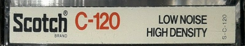 Compact Cassette Scotch 120 Type I Normal 1975 USA