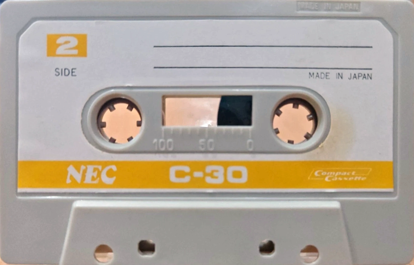 Compact Cassette NEC TR 30 "TR-205PD" Demonstration Tape 1972 Japan