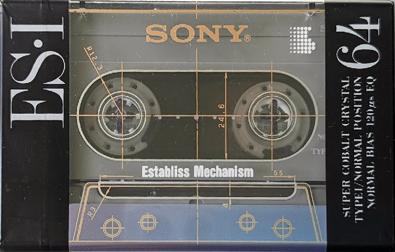 Compact Cassette Sony ES-I 64 "ESM1 64" Type I Normal 1991 Japan