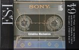Compact Cassette Sony ES-I 64 "ESM1 64" Type I Normal 1991 Japan