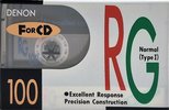 Compact Cassette Denon RG 100 Type I Normal 1990 Japan