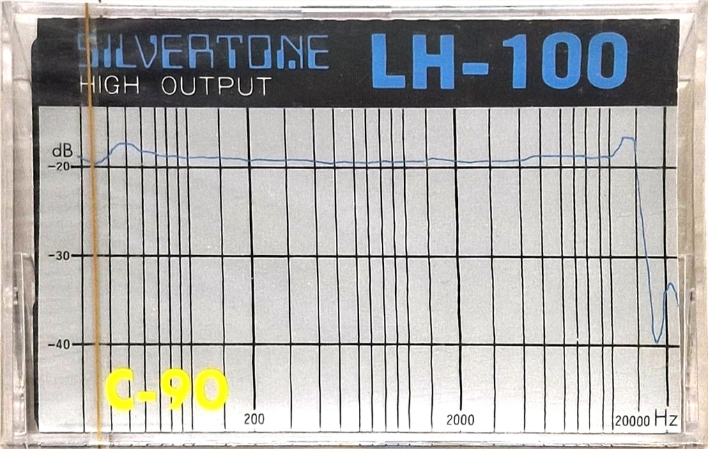 Compact Cassette Silvertone 90 "LH-100" Type I Normal Japan