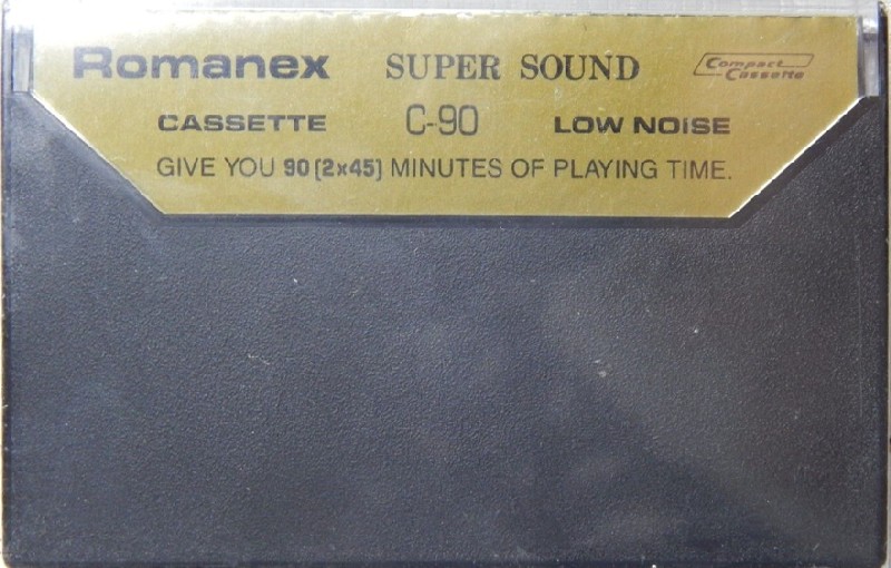 Compact Cassette Romanex 90 Type I Normal Hong Kong