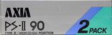 2 pack AXIA PS-II / PS-2 90 Type II Chrome 1985 Japan