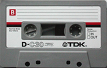 Compact Cassette TDK D 30 Type I Normal 1979 Europe, USA