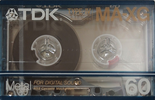 Compact Cassette TDK MA-XG 60 Type IV Metal 1986 Australia, Europe