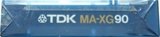 Compact Cassette TDK MA-XG 60 Type IV Metal 1986 Australia, Europe