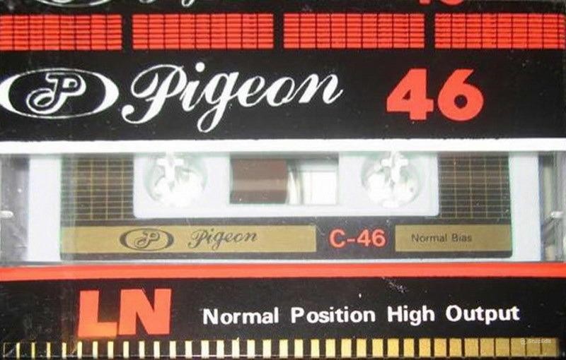 Compact Cassette Pigeon 46 "LN" Type I Normal 1984 Japan