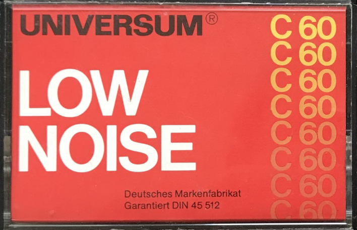 Compact Cassette Universum 60 Type I Normal 1978 Europe