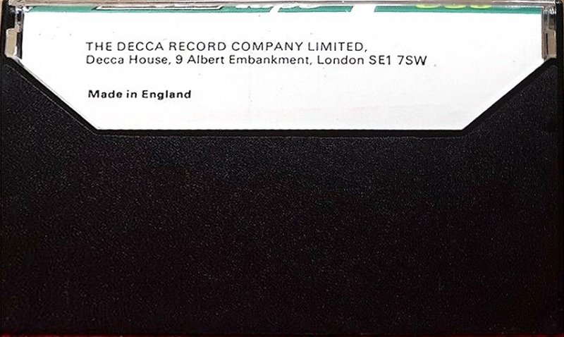 Compact Cassette DECCA 30 Type I Normal England