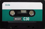 Compact Cassette DECCA 30 Type I Normal England