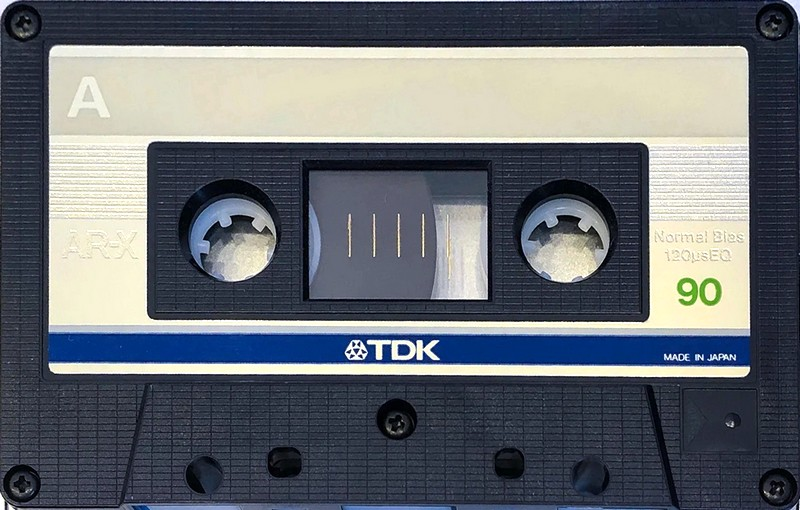 Compact Cassette TDK AR-X 90 Type I Normal 1985 Japan