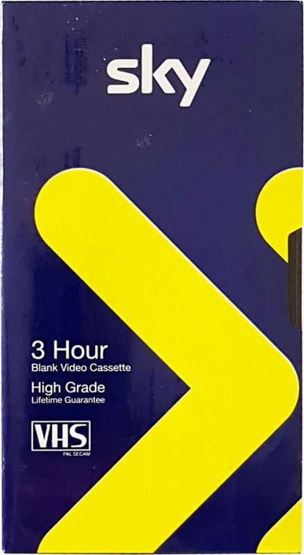 VHS, Video Home System Sky HG 180 Type I Normal 2001 UK