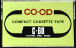 Compact Cassette CO-OP 60 Type I Normal 1973 Japan