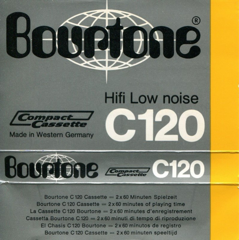 Compact Cassette Bourtone 120 Type I Normal Germany