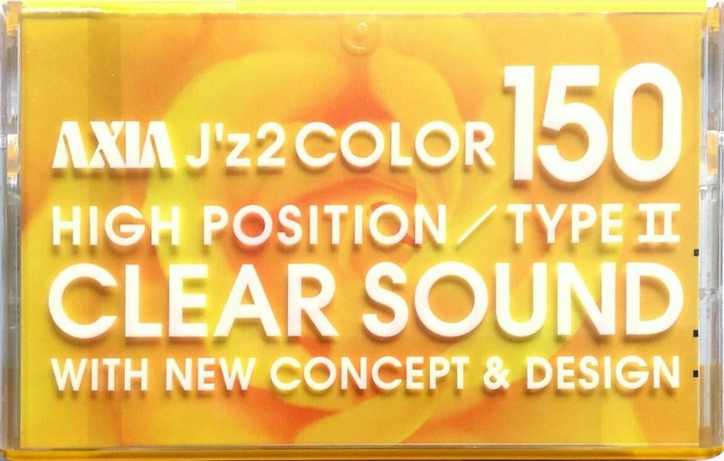 Compact Cassette AXIA J`z 2 Color 150 "JZ2J 150" Type II Chrome 2000 Japan