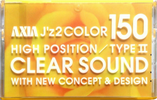 Compact Cassette AXIA J`z 2 Color 150 "JZ2J 150" Type II Chrome 2000 Japan