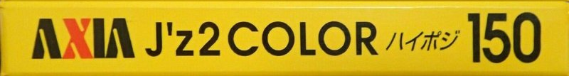 Compact Cassette AXIA J`z 2 Color 150 "JZ2J 150" Type II Chrome 2000 Japan
