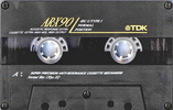 Compact Cassette TDK AR-X 90 "AR-X90ES" Type I Normal 1991 Europe