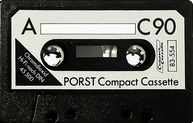 Compact Cassette Porst 90 Type II Chrome 1979 Germany