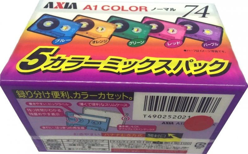 Compact Cassette AXIA A1 74 Type I Normal 2012 China