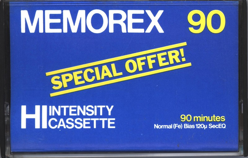 Compact Cassette Memorex Hi Intensity 90 Type I Normal 1979 UK